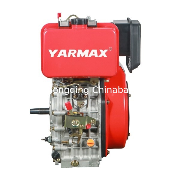 11.8HP 8.1kW Mesin Diesel Berpendingin Udara Mesin Diesel Silinder Tunggal 4 Tak 195F YARMAX