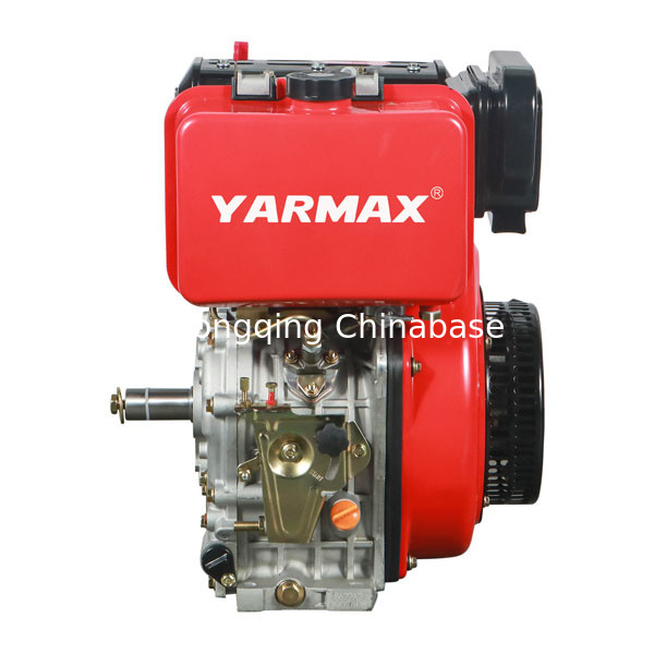 11.8HP 8.1kW Mesin Diesel Berpendingin Udara Mesin Diesel Silinder Tunggal 4 Tak 195F YARMAX