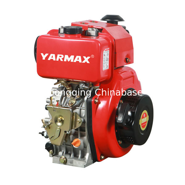 11.8HP 8.1kW Mesin Diesel Berpendingin Udara Mesin Diesel Silinder Tunggal 4 Tak 195F YARMAX