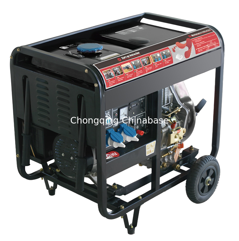 YM9700E 532mL Generator Diesel Kecil 7.0KW 6.5KW Generator Portabel Bertenaga Diesel