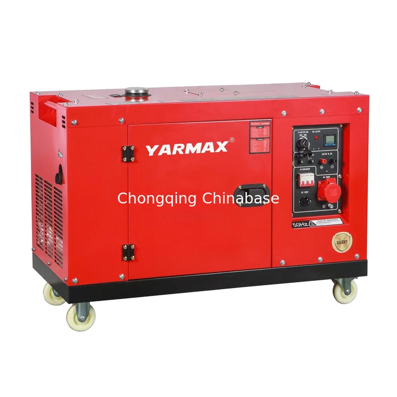 Terminal 220V 22.7A 5.0KW 5.5KW Generator Diesel Portabel YM7700T Generator Diam