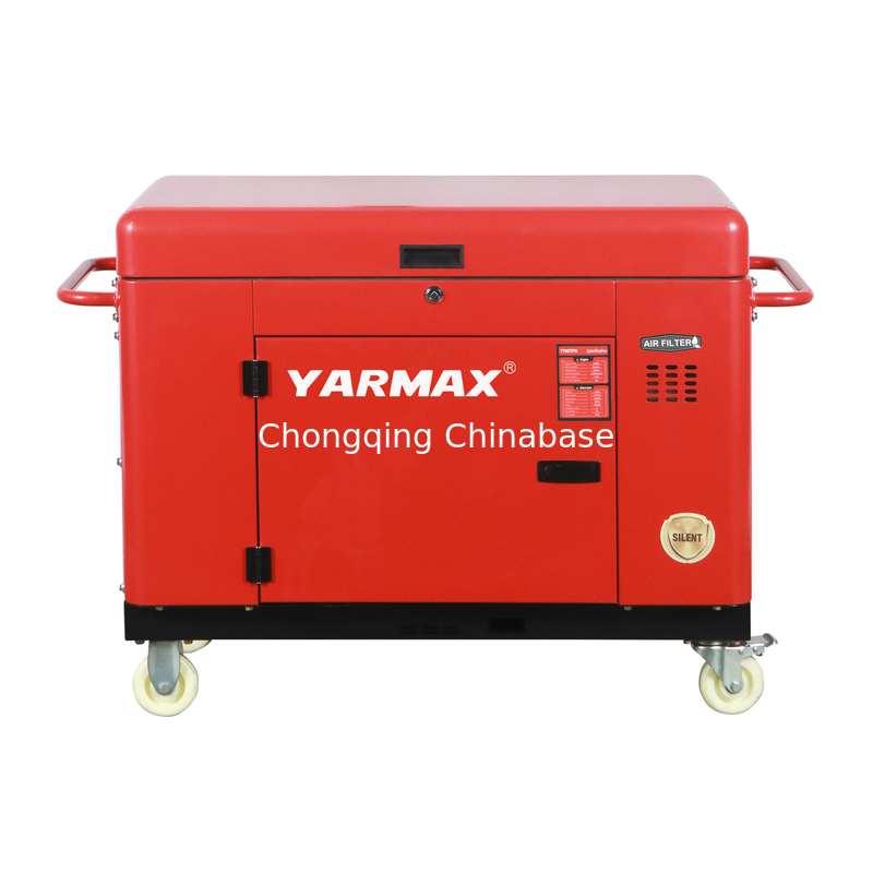 YM13800T Generator Diesel Diam Portabel 9.6KW 10.4KW 1105FE Silinder Tunggal