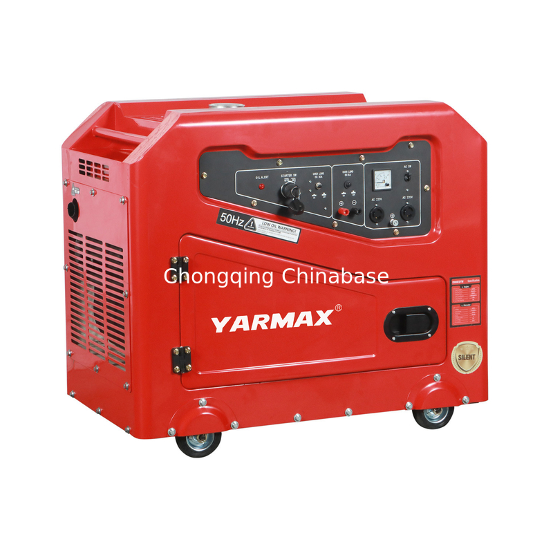 YM13800T Generator Diesel Diam Portabel 9.6KW 10.4KW 1105FE Silinder Tunggal
