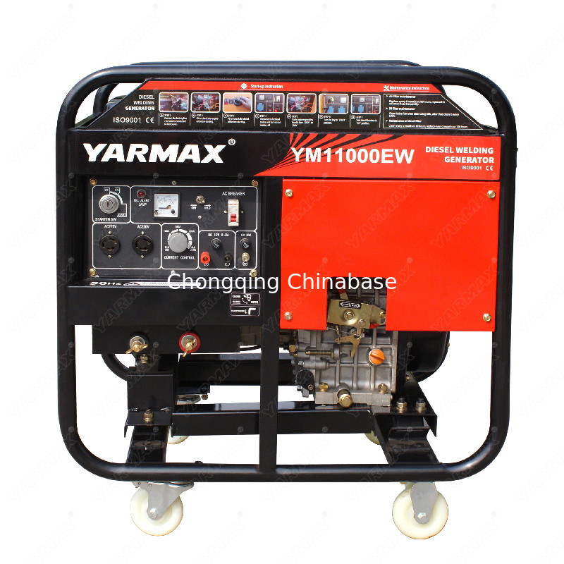 Generator Pengelasan Diesel 3000RPM YM11000 4.0KW 18.2A 50-180A 25-30V